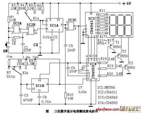 三位數(shù)字顯示電容測(cè)試表電路設(shè)計(jì)詳解